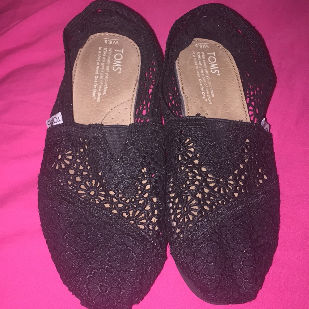 Black Toms (only worn once)